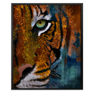Tiger Mosaic Vision - Luxury Wall Art