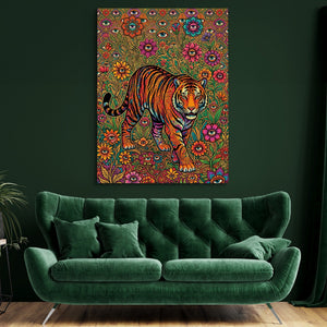 Tiger Through Watching Eyes - Luxury Wall Art