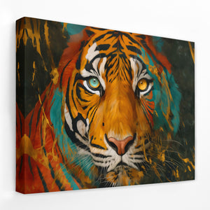 Tigers Dual Fire - Luxury Wall Art