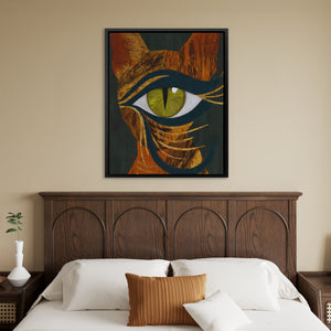 Tigers Emerald Fire - Luxury Wall Art