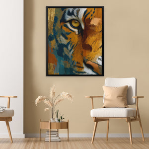Tiger's Molten Eye - Luxury Wall Art