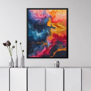 Timeless Mystery - Colorful Canvas Print