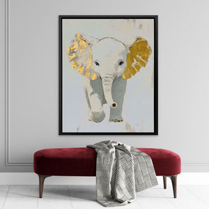 Tiny Trunk - Baby Animal Art for Kids Room