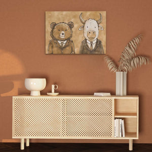 Traders First Day - Wall Art in Black Frame