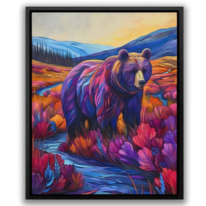 Tranquil Meadow - Blue Wall Art