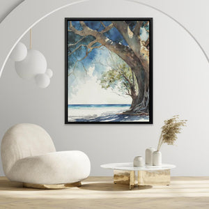 Tree by the Ocean - Luxury Wall Art