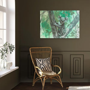 Tree Climbing Koala - Luxury Wall Art