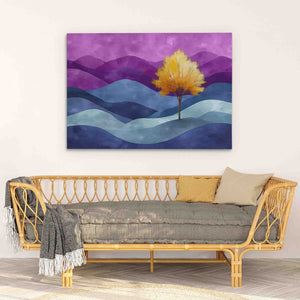 Tree of Gold - Hills Art for Living Room