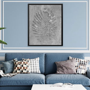 Tropical Leaf Print - Framed Art Print