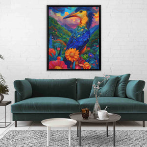 Tropical Paradise - Colorful Island Canvas Print
