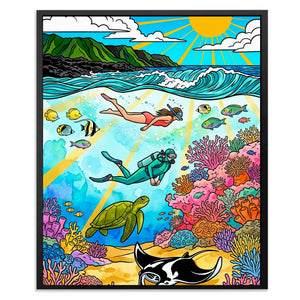 Tropical Reef Scene — Tropical Reef Scene Front Facing Portrait2 89
