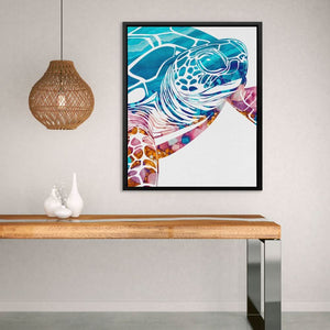 Turquoise Turtle - Luxury Wall Art
