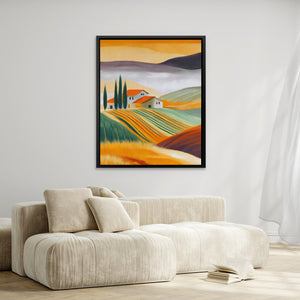 Tuscan Golden Valley - Luxury Wall Art