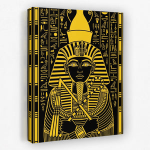 Tutankhamun Gold Regalia — Tutankhamun Gold Regalia Portrait Side View Mirror 54