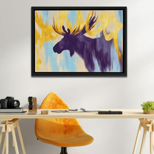 Twilight Glow Moose - Luxury Wall Art
