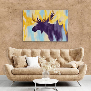 Twilight Glow Moose - Luxury Wall Art