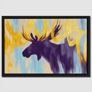 Twilight Glow Moose - Luxury Wall Art