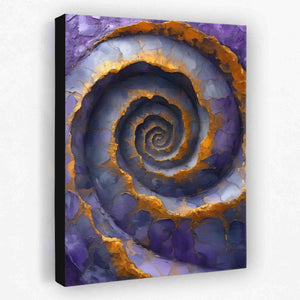 Twisted Time - Spiral Canvas Wall Art