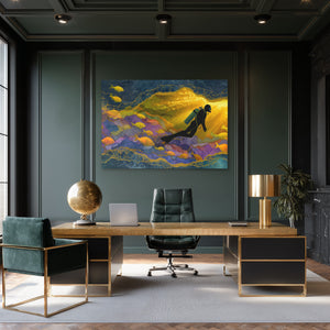 Underwater Golden Hour - Luxury Wall Art