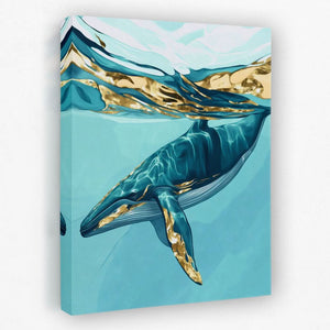 Underwater Serenity - Coastal Canvas Wall Art