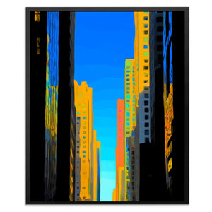 Urban Canyon Rising - Luxury Wall Art