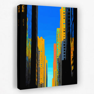 Urban Canyon Rising - Luxury Wall Art