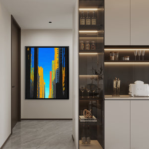 Urban Canyon Rising - Luxury Wall Art