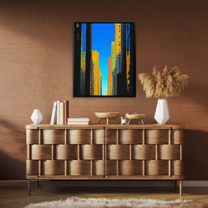 Urban Canyon Rising - Luxury Wall Art