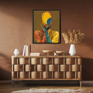 Veiled Golden Reflection - Luxury Wall Art