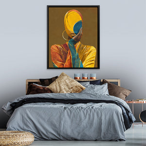 Veiled Golden Reflection - Luxury Wall Art