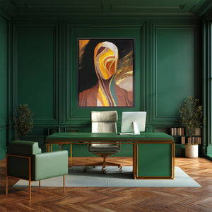 Veiled Ribbons Portrait - Luxury Wall Art