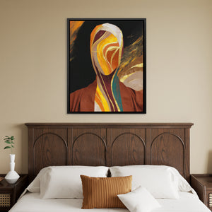 Veiled Ribbons Portrait - Luxury Wall Art
