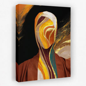 Veiled Ribbons Portrait - Luxury Wall Art