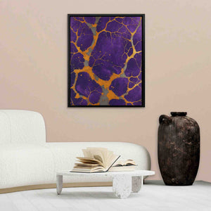 Veins of Gold - Abstract Gold Canvas Wall Art