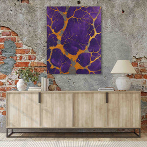 Veins of Gold - Lightning Art for Bathroom