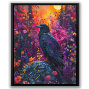 Velvet Raven - Luxury Wall Art