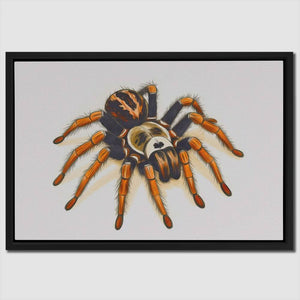 Velvet Stalker - Brown Macabre Canvas Print