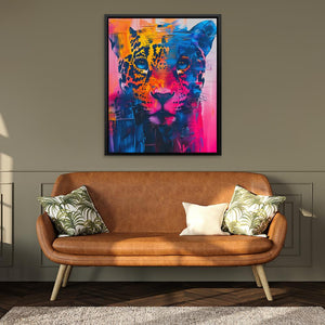 Vibrant Leopard - Luxury Wall Art