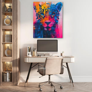 Vibrant Leopard - Luxury Wall Art