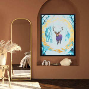 Violet Echoes - Canvas Wall Art