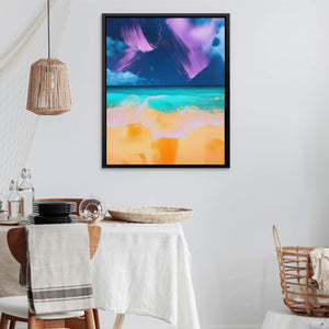 Violet Shores - Luxury Wall Art