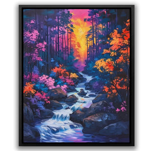 Violet Stream - Nature Art