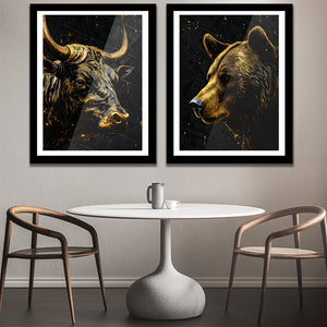 Wall Street Warriors Semi - Gloss Prints - Luxury Wall Art