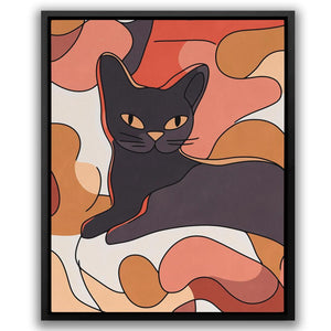 Warm Hues and Whiskers - Luxury Wall Art