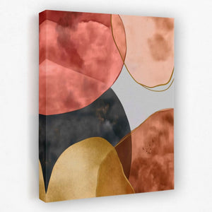 Warm Toned Abstract - Luxury Wall Art