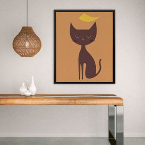 Warmth and Whiskers - Modern Neutral Canvas Wall Art