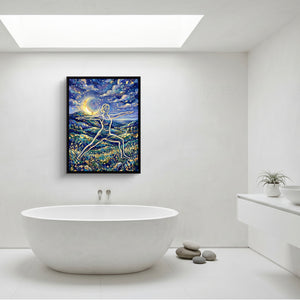 Warrior Golden Night โ warrior golden night sq minimalist bathroom 1port framed black