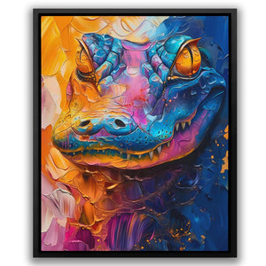 Watercolor Alligator - Luxury Wall Art