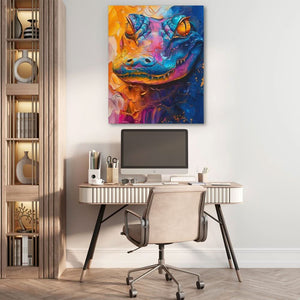 Watercolor Alligator - Luxury Wall Art