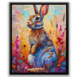 Watercolor Bunny - Luxury Wall Art